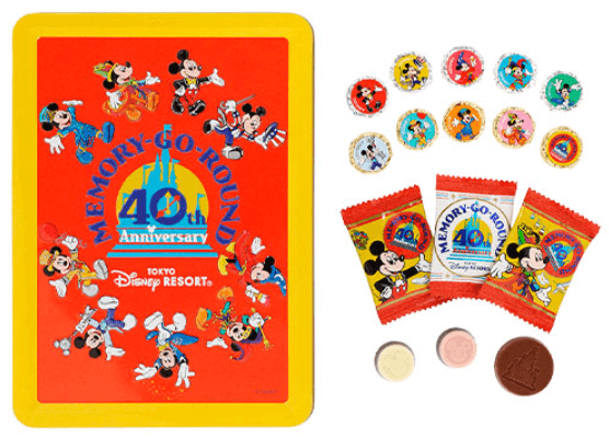 ディズニー40周年『MEMORY GO ROUND』グッズ：お菓子