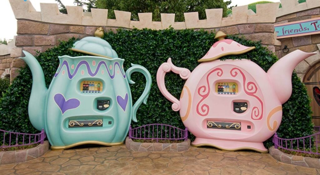 東京ディズニーランドの自動販売機の場所