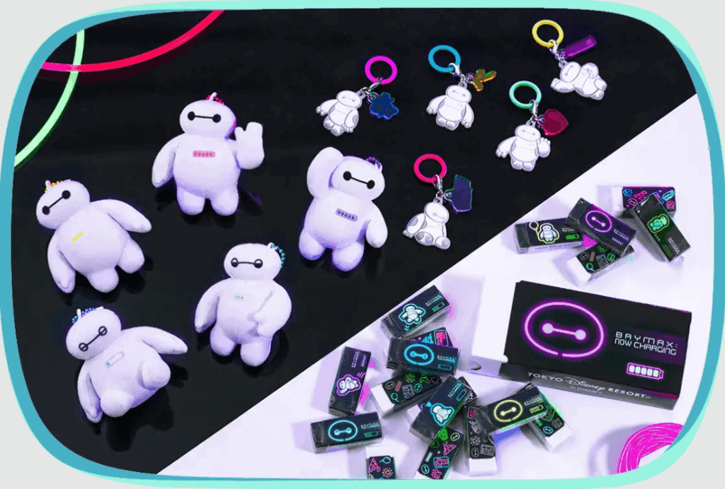 色鮮やかなネオンカラーとベイマックスがデザインされたグッズが2025年7月1日(火)から発売