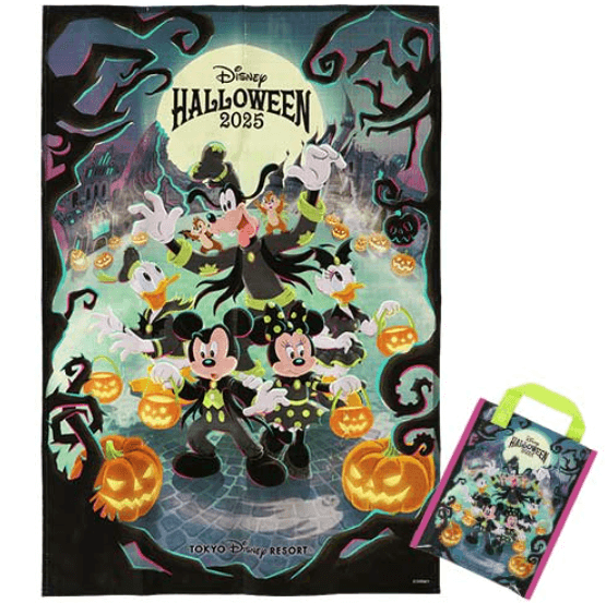 ディズニーハロウィーングッズのディズニーの仲間たちが描かれたグッズが2025年9月16日(火)に発売!