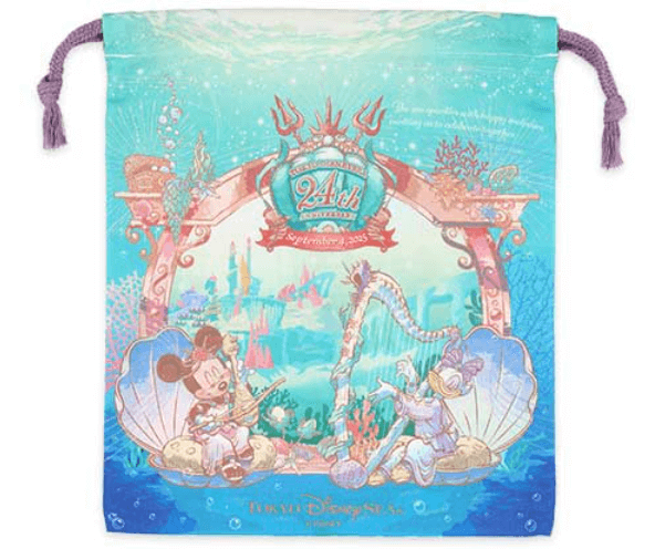 東京ディズニーシーの開園42周年を記念したグッズが2025年9月4日(木)から発売!マーメイドラグーンのエリアがテーマのグッズが登場