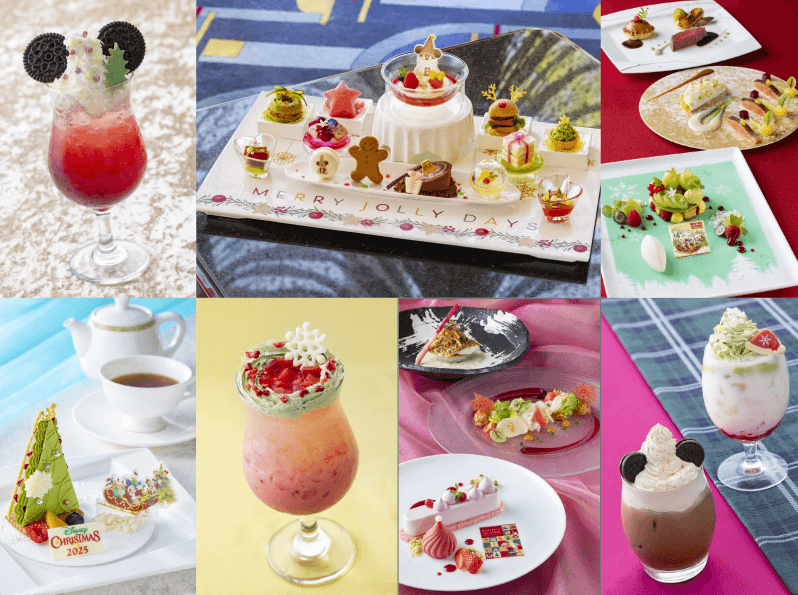 【2025年】ディズニークリスマス限定メニューがディズニーホテルのレストランに登場