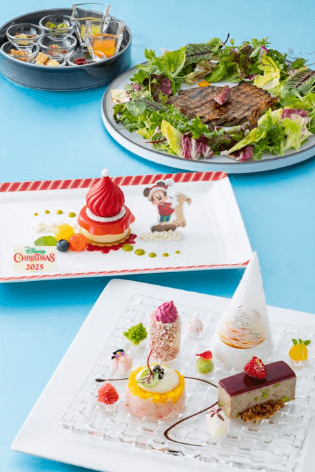 【2025年】ディズニークリスマス限定メニューがディズニーホテルのレストランに登場