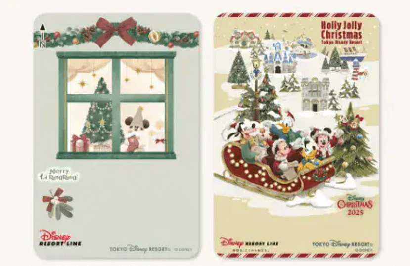 ディズニークリスマス2025デザインのフリーきっぷ発売