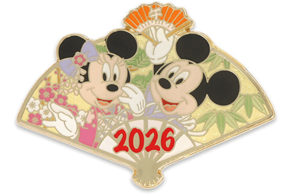 ディズニーお正月グッズ2026年!和服や2026年の干支の午(うま)やダルマをイメージした雅で華やかなグッズが登場