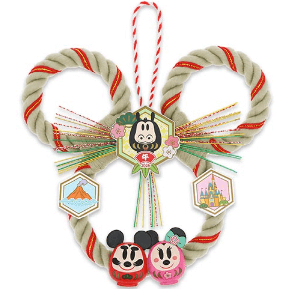 ディズニーお正月グッズ2026年!和服や2026年の干支の午(うま)やダルマをイメージした雅で華やかなグッズが登場