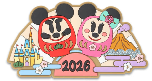 ディズニーお正月グッズ2026年!和服や2026年の干支の午(うま)やダルマをイメージした雅で華やかなグッズが登場