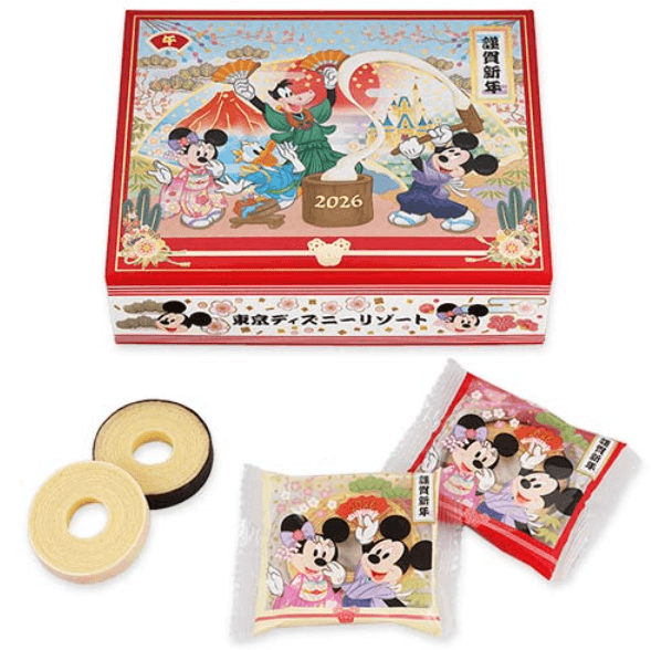 ディズニーお正月グッズ2026年!和服や2026年の干支の午(うま)やダルマをイメージした雅で華やかなグッズが登場