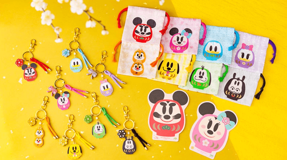 ディズニーお正月グッズ2026年!和服や2026年の干支の午(うま)やダルマをイメージした雅で華やかなグッズが登場