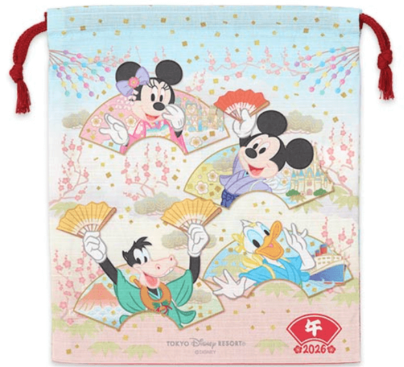 ディズニーお正月グッズ2026年!和服や2026年の干支の午(うま)やダルマをイメージした雅で華やかなグッズが登場