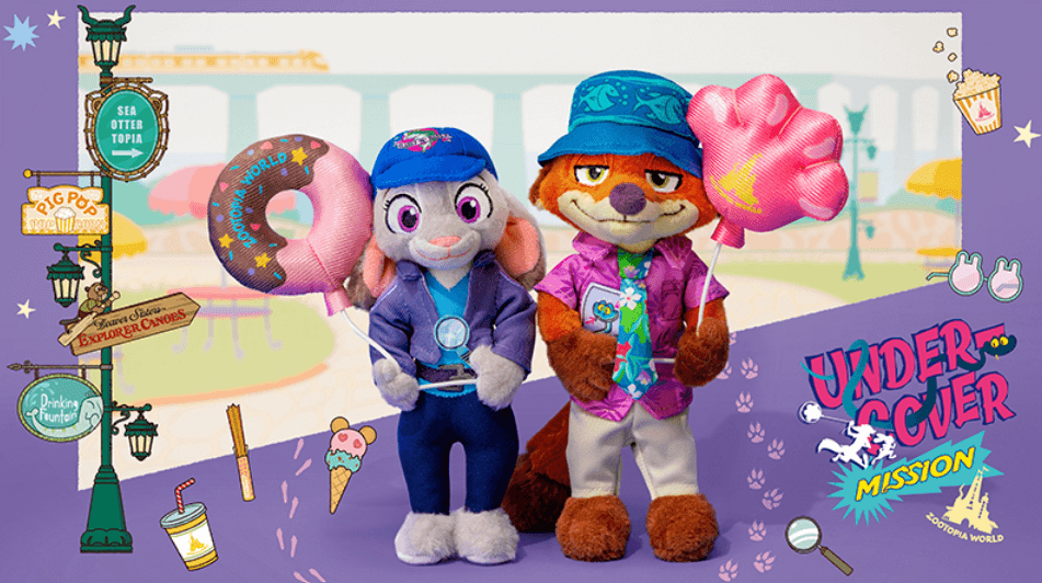 映画『ズートピア２』に登場する仲間たちパークで楽しんでいるグッズが2025年11月26日(水)に発売!