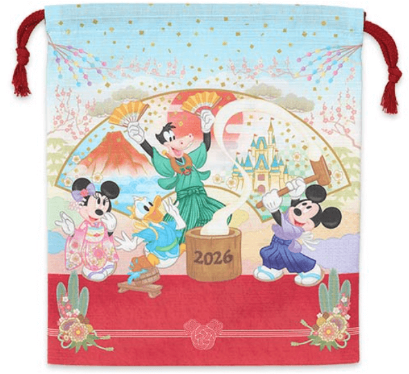 ディズニーお正月グッズ2026年!和服や2026年の干支の午(うま)やダルマをイメージした雅で華やかなグッズが登場