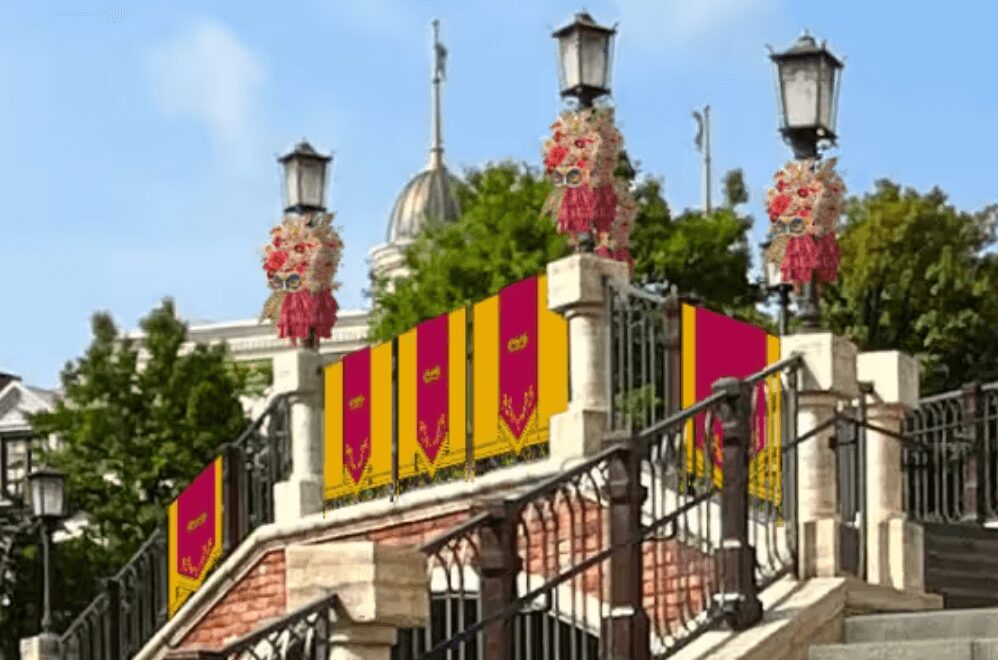 イベント期間中はパーク内に特別なデコレーションが登場