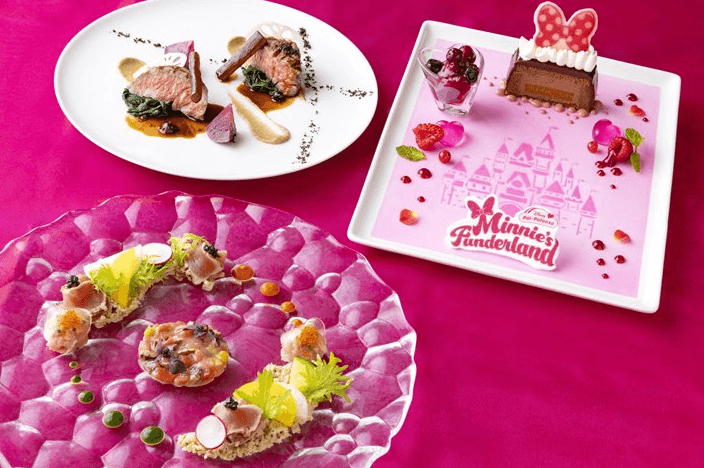 アンバサダーホテル・ディズニーランドホテルの各レストランでディズニー・パルパルーザ”ミニーのファンダーランド”のスペシャルメニューが登場