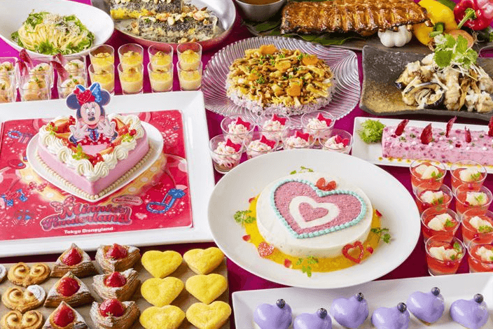 アンバサダーホテル・ディズニーランドホテルの各レストランでディズニー・パルパルーザ”ミニーのファンダーランド”のスペシャルメニューが登場