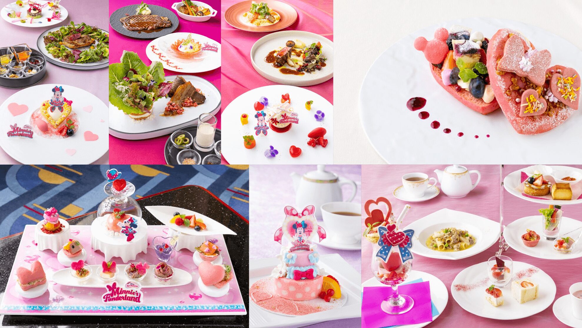 アンバサダーホテル・ディズニーランドホテルの各レストランでディズニー・パルパルーザ”ミニーのファンダーランド”のスペシャルメニューが登場