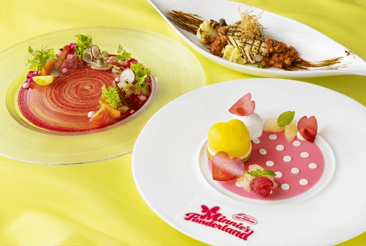 アンバサダーホテル・ディズニーランドホテルの各レストランでディズニー・パルパルーザ”ミニーのファンダーランド”のスペシャルメニューが登場