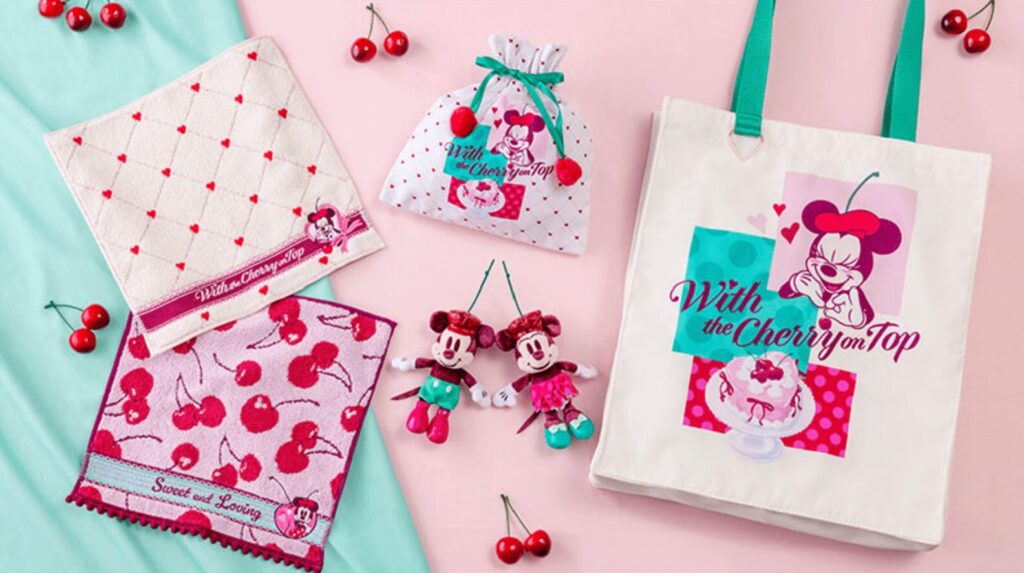 東京ディズニーリゾートでは、さくらんぼとミニーマウスがデザインされた大人かわいいグッズが2026年2月5日(木)に発売