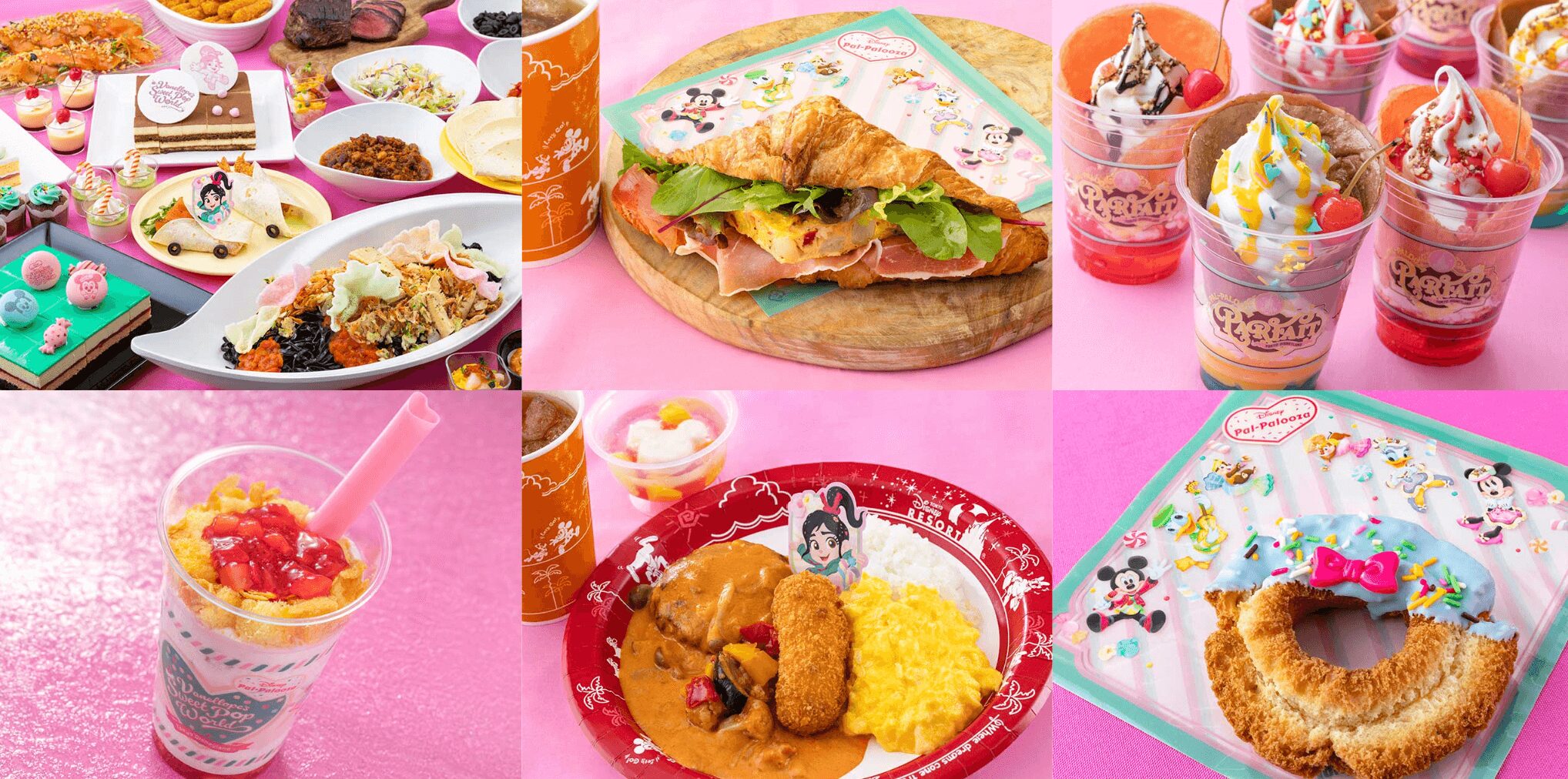 ディズニー・パルパルーザ“ヴァネロペのスウィーツ・ポップ・ワールド”のスペシャルメニュー・スーベニアメニューが登場